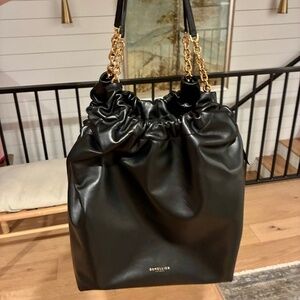 NEW DeMellier London Miami Black Tote Hobo Bag